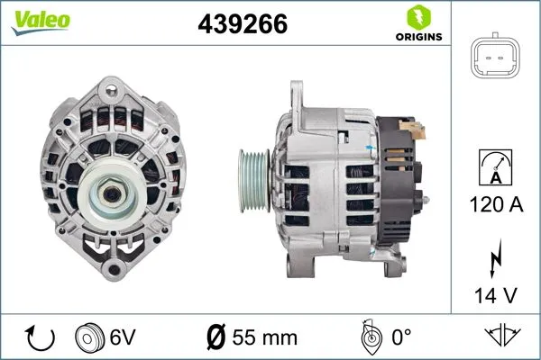 Alternatör  VALEO 439266
