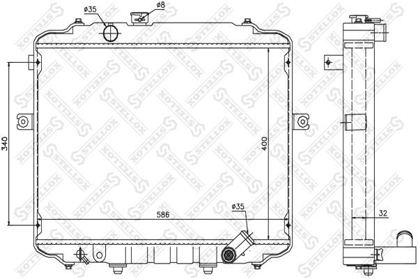 Su Radyatörü  MANDO HC253104B001