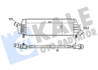 Turbo Radyatörü  BSG 63-535-001  14461BC400