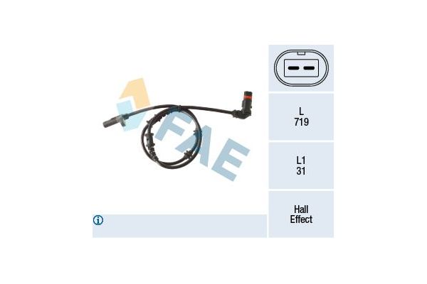 Abs Sensörü Ön Sağ veya Sol FAE 78282