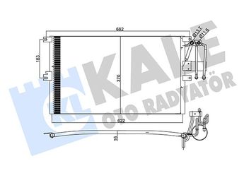 Klima Radyatörü  KALE 358205  9192344 52466908 52485120 1618073 1850062 1850 062 1850041 52464526 90544014