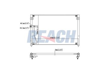 Klima Radyatörü  VEKA 43-2701  GE4T61480A GE4T-61-480A GE4T61480B GE4T-61-480B GE4T61480 GE9E61480A GE9E-61-480A GE9E61480B GE9E-61-480B