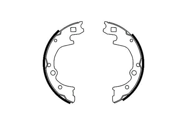 Fren Pabuçlu Balata Arka MANDO RMLH18