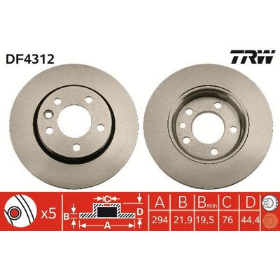 Fren Disk Ayna Arka Sağ ve Sol Volkswagen T6.1 Transporter Multivan (SH)(10.2019->2023)  MGA 50212