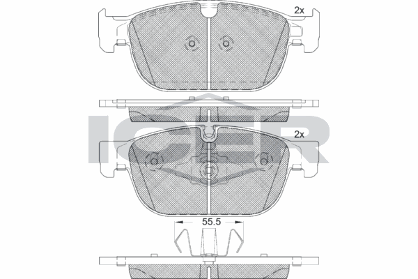 Fren Disk Balata Ön Volvo XC60 (03.2017->)  WONGA 271025