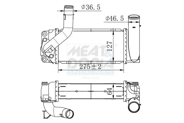Turbo Radyatörü  MAHER 10779