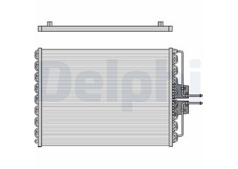Klima Radyatörü  DELPHI TSP0225061  7701238227 7701038227 7701 038 227 7701 238 227