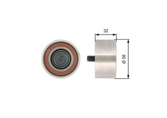 Triger Gergi Rulmanı  GATES T42141  2481027000 2481027250 24810-27000 24810-27250