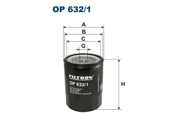 Yağ Filtresi  FILTRON OP 632/1