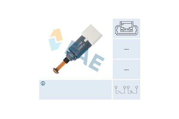 Fren Müşürü  Peugeot 206 + (02.2009->)  FAE 24898
