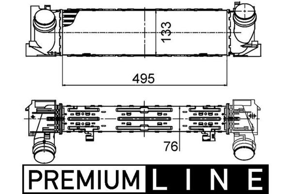 Turbo Radyatörü  BMW 4 Serisi Coupe (F32)(2013->)  MAHLE CI 393 000P