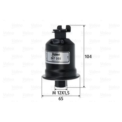 Yakıt Filtresi  VALEO 587058
