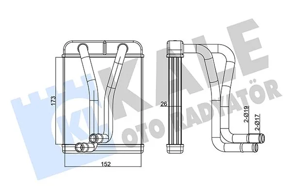 Kalorifer Radyatörü  KALE 346575