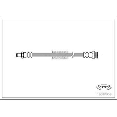 Fren Hortumu Ön Sağ veya Sol SVAC 10-0101