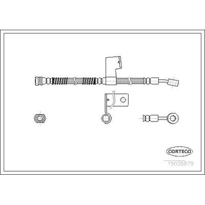 Fren Hortumu Ön Sağ ASPART 3HOS1316