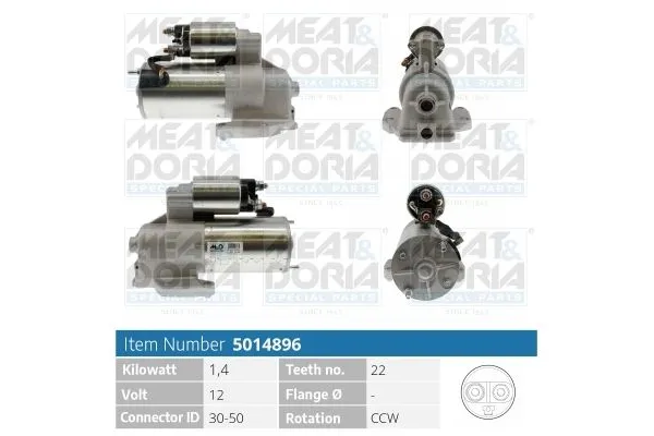 Marş Dinamosu  Ford Mondeo 4/5 Kapı (GD)(1997->)  VISTEON 20-100-01032