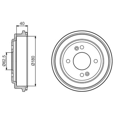 Kampana Arka Sağ veya Sol BOSCH 0 986 477 216