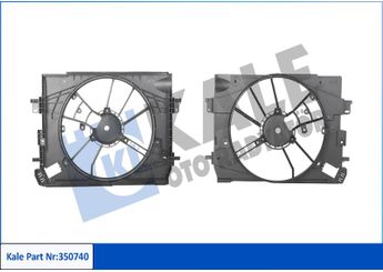 Radyatör Fan ve Motoru  KALE 350740  214753416R 214814116R 214816703R