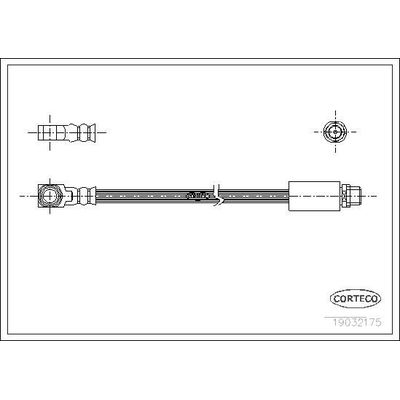 Fren Hortumu Arka Sağ veya Sol Ford Mondeo S.Wagon (GD)(1997->)  CORTECO 19032175
