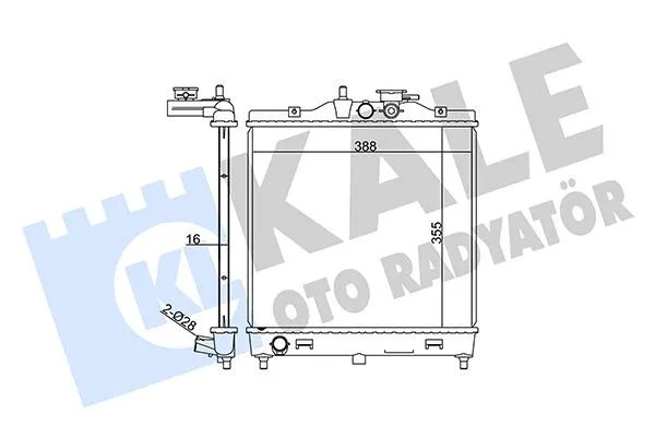 Su Radyatörü  KALE 370100