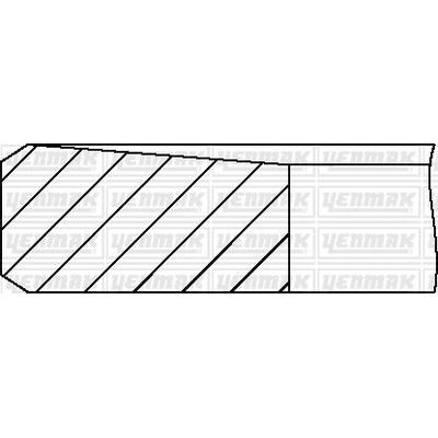 Segman (95.40MM-STD)  YENMAK 91-09788-000