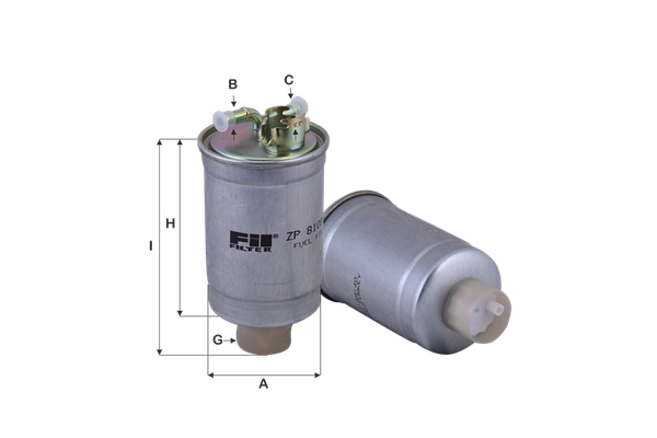 Yakıt Filtresi  Volkswagen Sharan (7M6/7M9)(04.2000->2010)  FIL FILTRE ZP 8109 FM