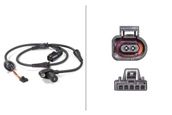 Abs Sensörü Ön Sol Audi S4 Cabriolet (8H)(02.2004->)  HELLA 6PU 012 806-181