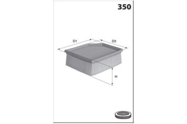 Hava Filtresi  Mercedes C -Serisi Cabrio (BM 205)(07.2016->)  LUCAS LFAF641