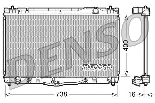 Su Radyatörü  Hyundai i20 Active (GB)(12.2015->)  DENSO DRM50043