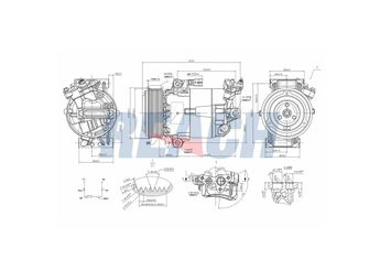 Klima Kompresörü  OPEL ORJINAL 93459134  93459134 4407439 4421833 4431984 4449478 6000618722 8200848916 926001DA0R 93161911 93198641 93867705 95507849 9260000Q0B 9260000Q0C 93459133 95523972 926000373R 926001732R