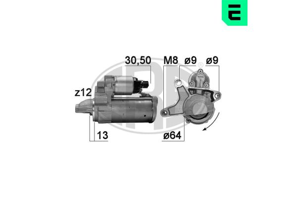 Marş Dinamosu  Opel Crossland X (2017->) / Crossland (2021->)  ERA 221044