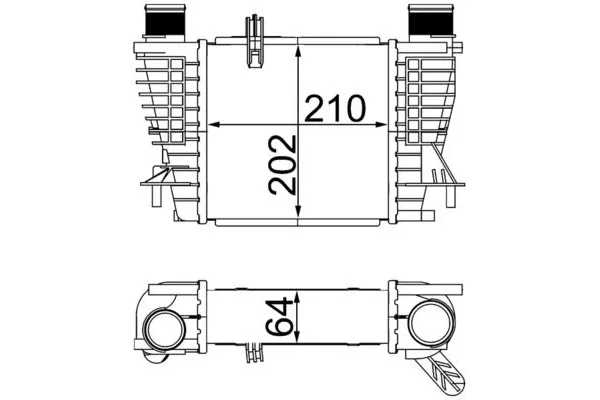 Turbo Radyatörü  MAHLE CI 264 000S