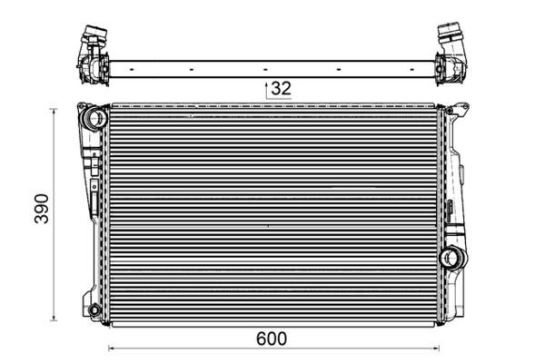 Su Radyatörü  MAHLE CR 877 000P