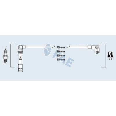 Buji Kablosu  FAE 85061