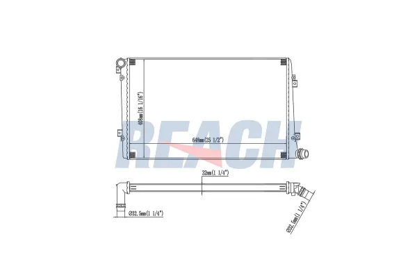 Su Radyatörü  Audi A3 Cabriolet (8P7)(04.2008->)  MAHER 14567