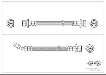Fren Hortumu Arka Sağ BREMBO T 28 120  1466SMGE00 01466SMGE00