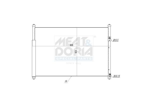 Klima Radyatörü  MGA 82526