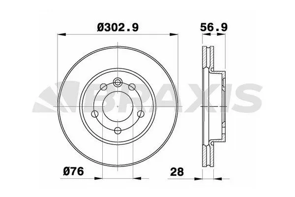 Fren Disk Ayna Ön Sağ ve Sol BRAXIS AE0526