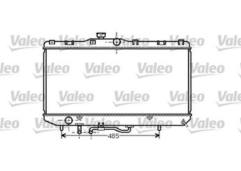 Su Radyatörü  VALEO 734839  1640016301 16400-16301 1640016340 16400-16340 1640016390 16400-16390 1640016311