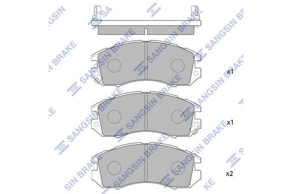 Fren Disk Balata Ön SANGSIN SP1120