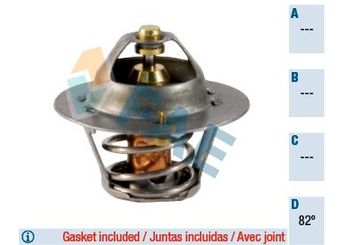 Termostat 82 °C  GVA 5191624  2550011200 2550024000 25500-11200 25500-24000 K20115171 0K201-15-171 K2A115171 0K2A1-15-171 KHE4115171 KHE41-15-171 MHE4115171 MHE41-15-171