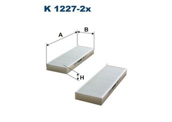 Polen Filtresi  FILTRON K 1227-2X  1609998980 16 099 989 80 6447XF 6447 XF 9807746380 98 077 463 80 6000655015 647992 6479 92 87139YZZ90 87139-YZZ90 SU001A5966 SU001-A5966