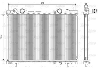 Su Radyatörü  VALEO 731972  A2205000903 46404163 46759742 71736184