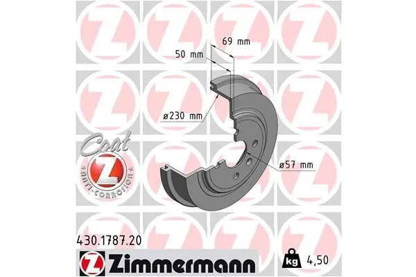 Kampana Arka Sağ veya Sol ZIMMERMANN 430.1787.20