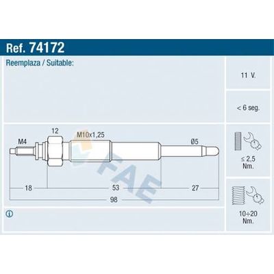 Isıtma Bujisi  SVAC SV209