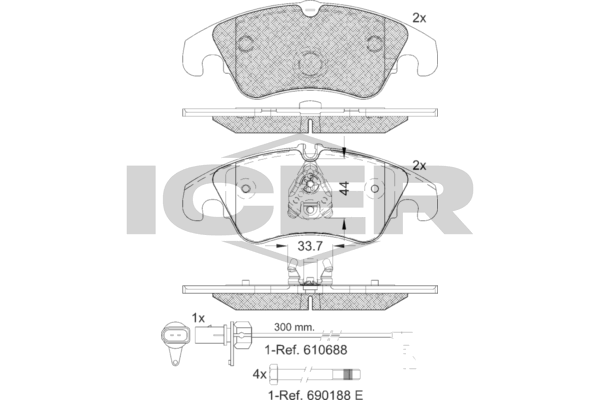Fren Disk Balata Ön AYD 60309A