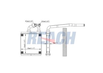 Kalorifer Radyatörü  PSA ORJINAL 93194792  93194792 4710155 7412051K00