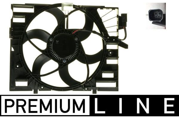 Radyatör Fan ve Motoru  BMW 5 Serisi Sedan (E60)(2003->)  MAHLE CFF 257 000P