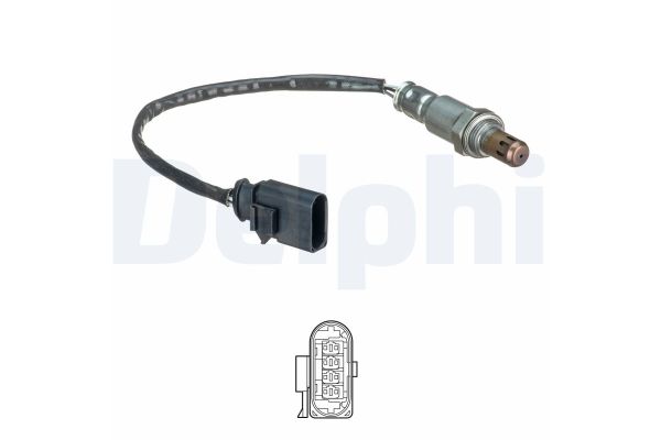 Oksijen (Lambda) Sensörü  Audi A1 Sportback (8XA)(11.2011->)  DELPHI ES21097-12B1