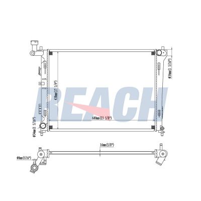 Su Radyatörü  Kia Ceed Sportswagon (ED)(2007->)  MAHER 15778